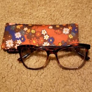 Betsey Johnson cat eye glasses